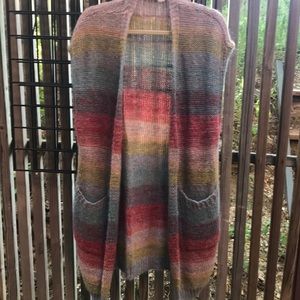 Moth Sleeveless Sweater Vest/Coat, Sz XS/S